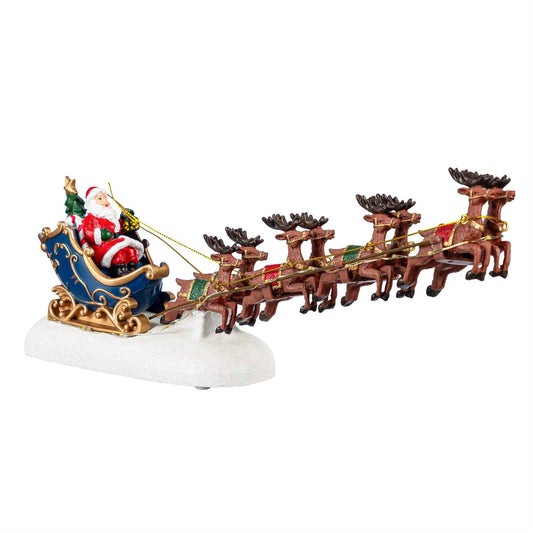 Santa Sleigh LED Traditional