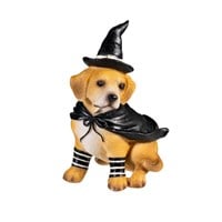 Dog in Halloween Costume Resin