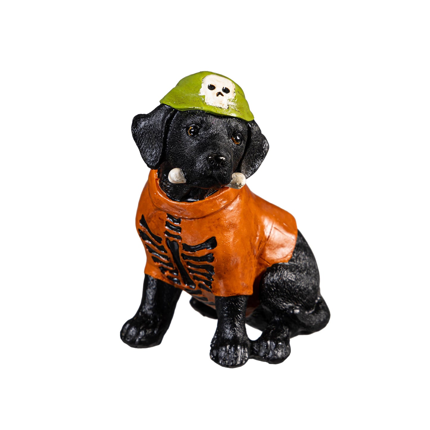 Dog in Halloween Costume Resin