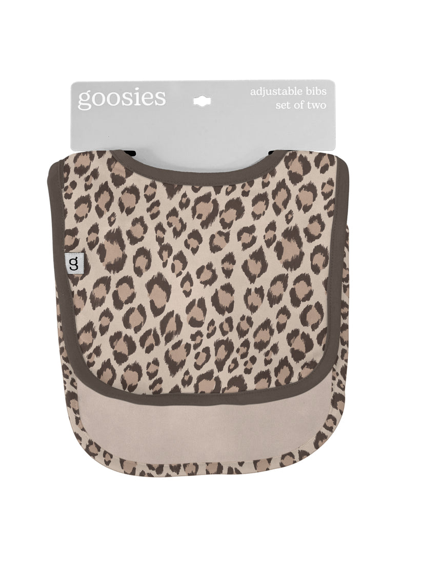 leopard baby bibs