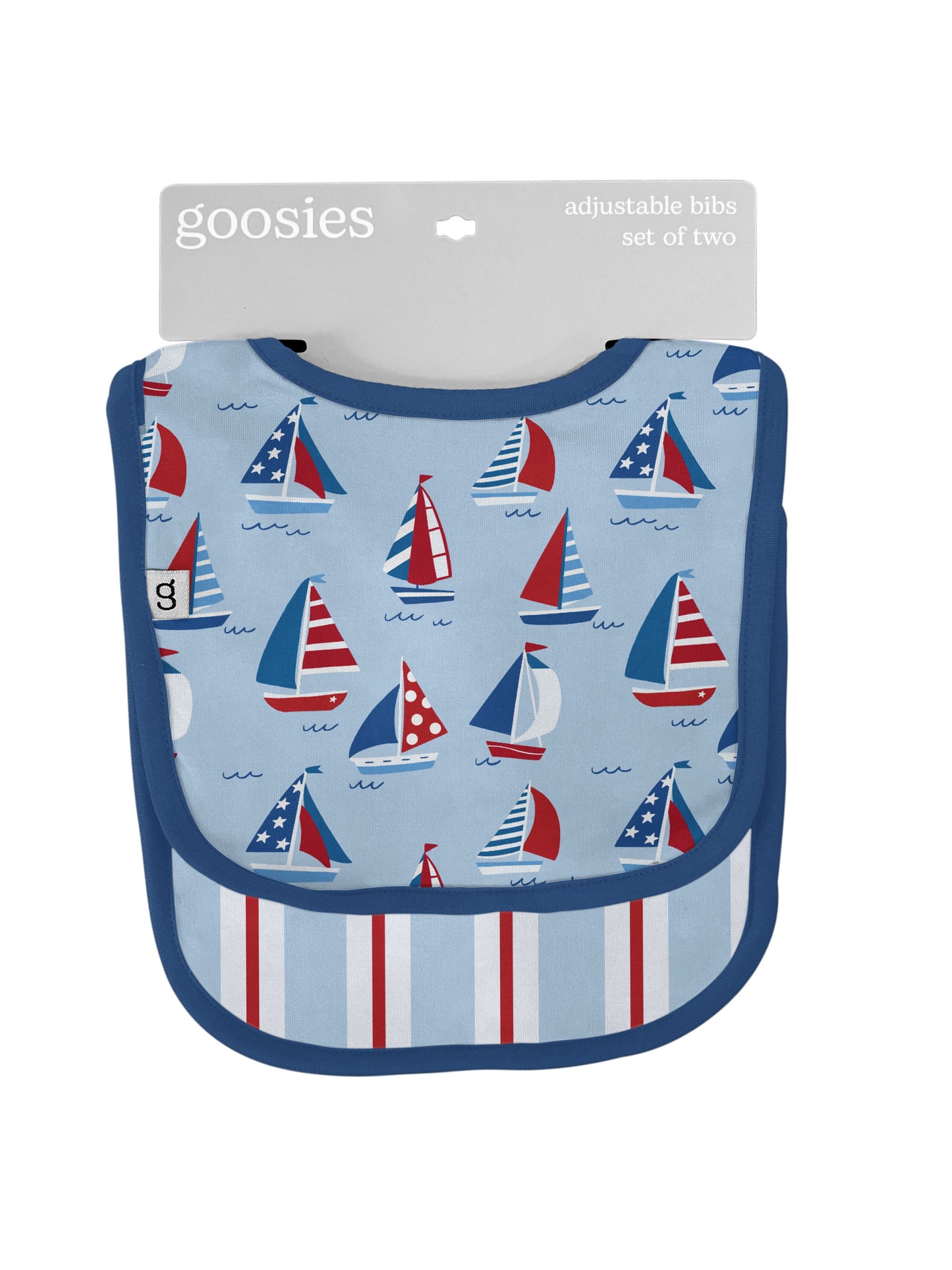 Goosies Baby Bib Set Sail Away