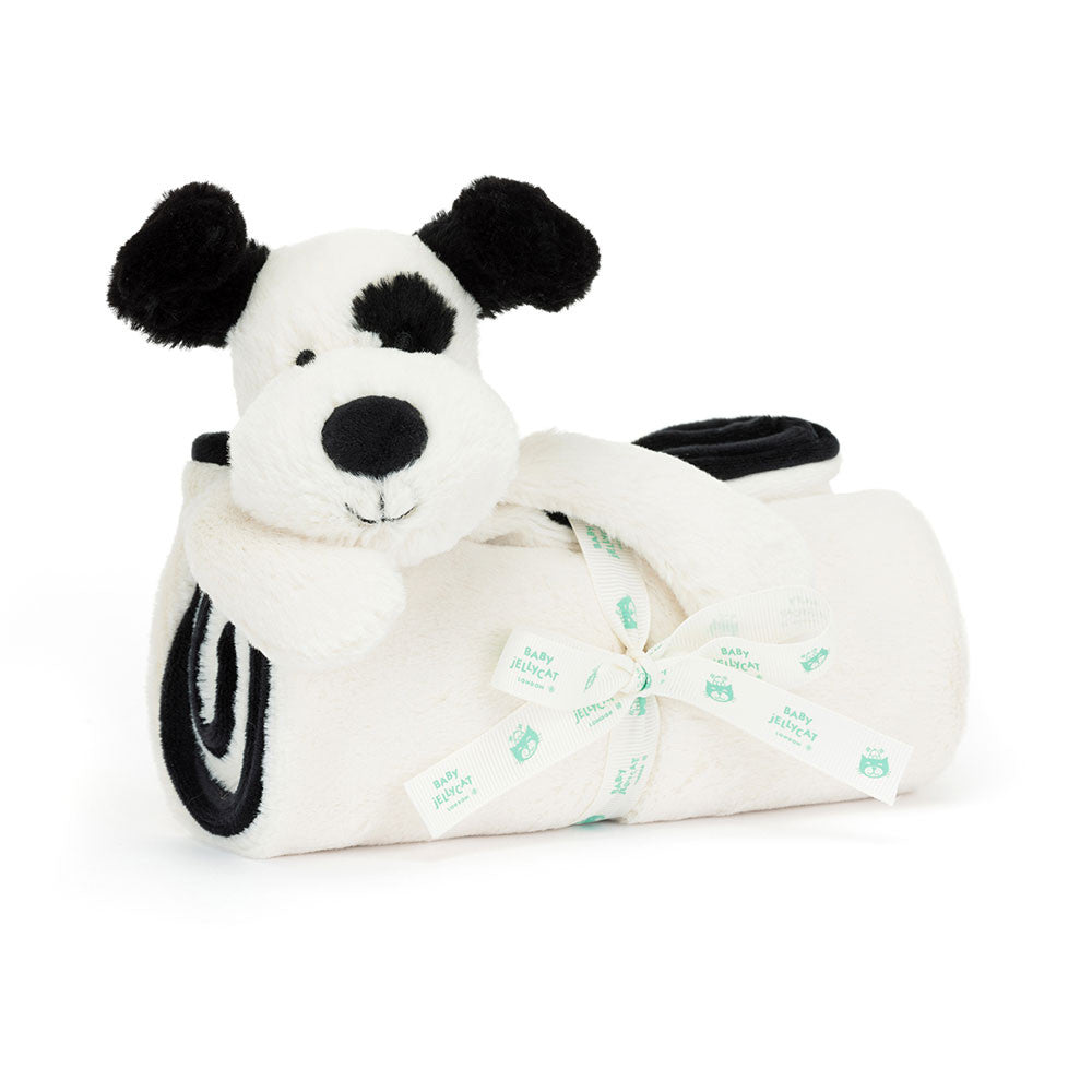 Blankie Puppy Bashful Black & Cream