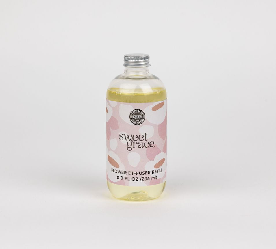 Diffuser Oil Flower Refill Dye-Free Sweet Grace 8.OZ