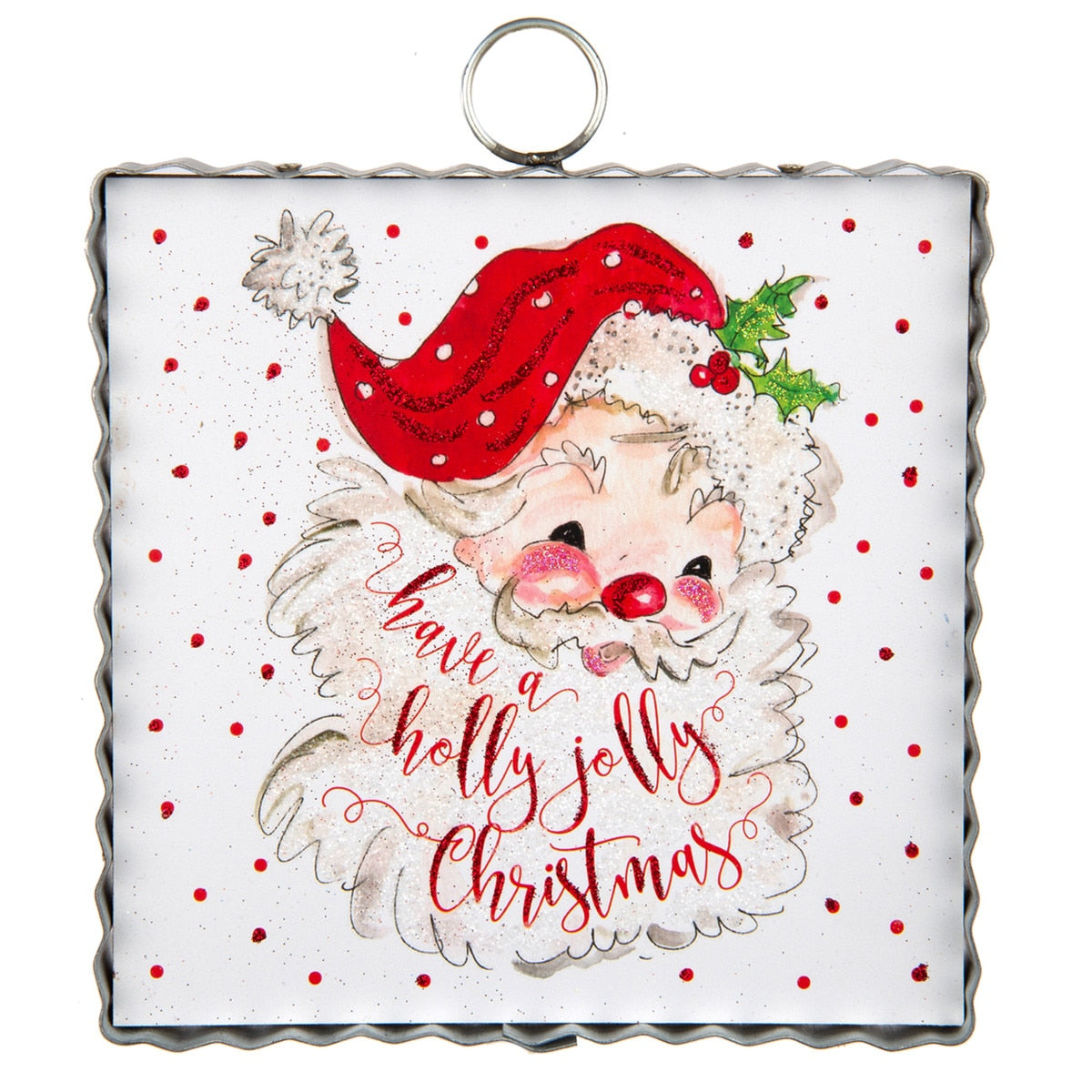 Print Mini Santa Holly Jolly