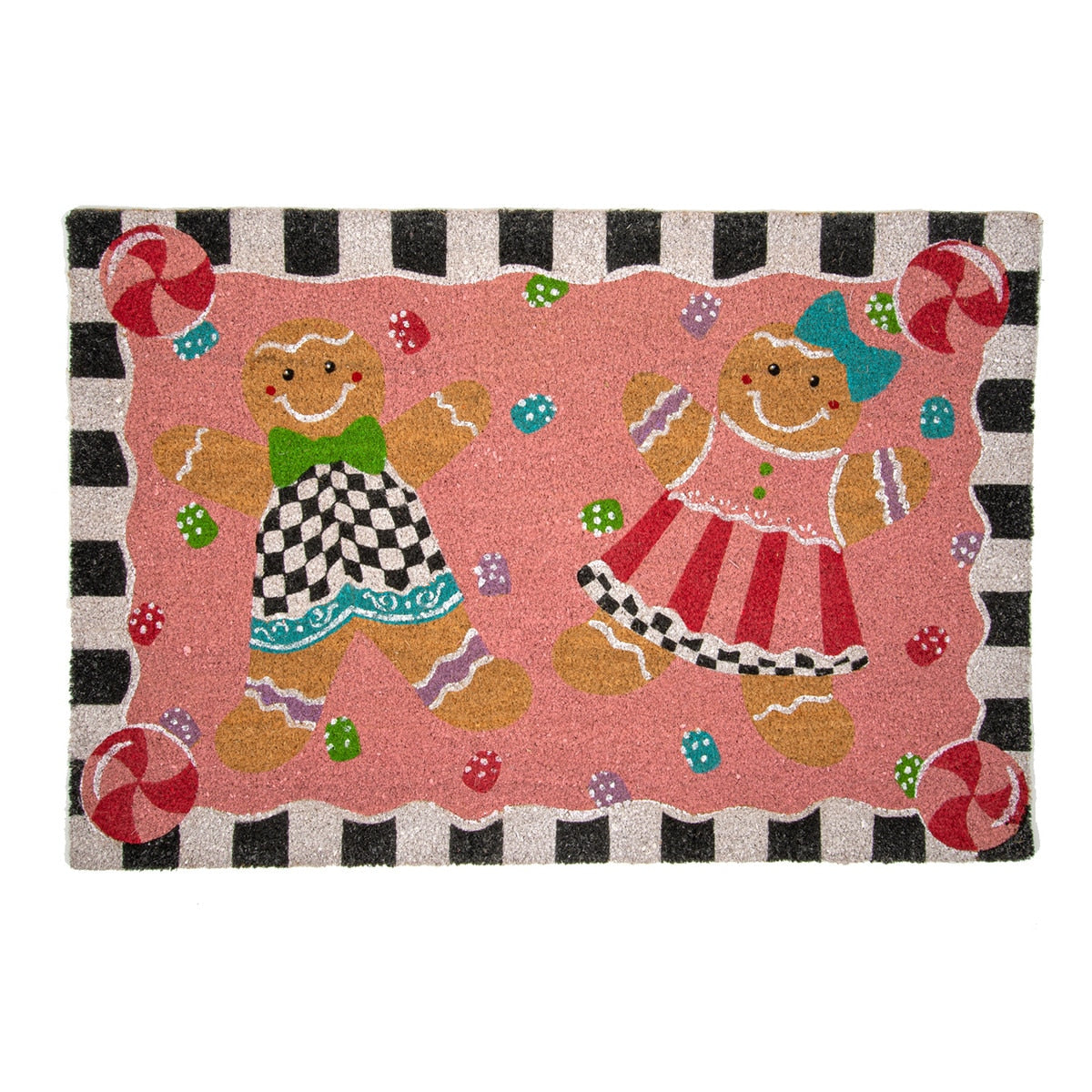gingerbread coir mat