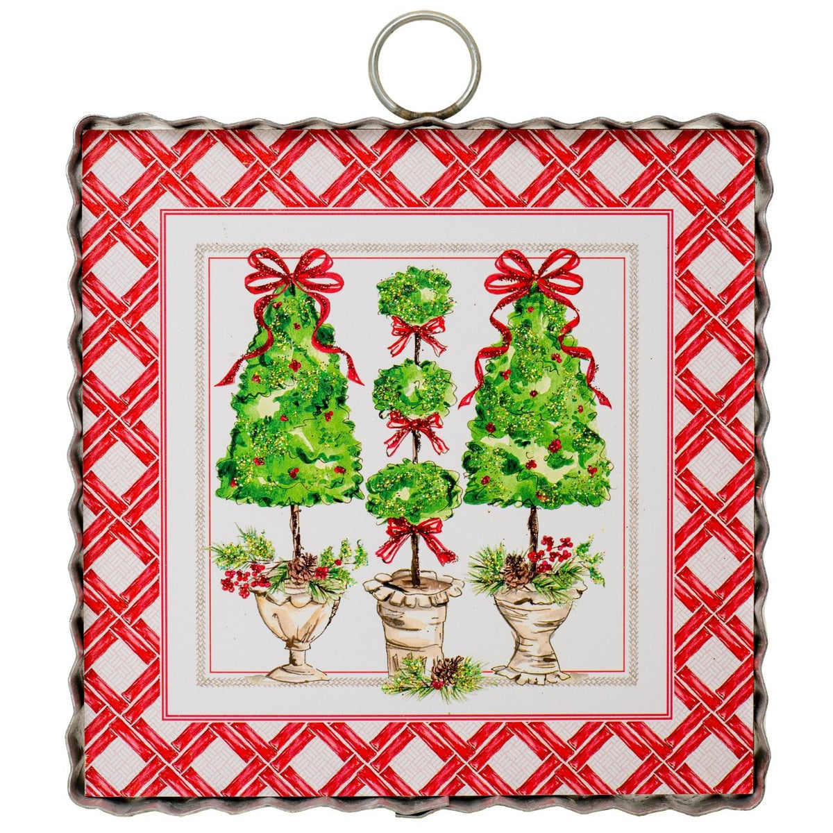 Print Mini Pinecone Trees Traditional