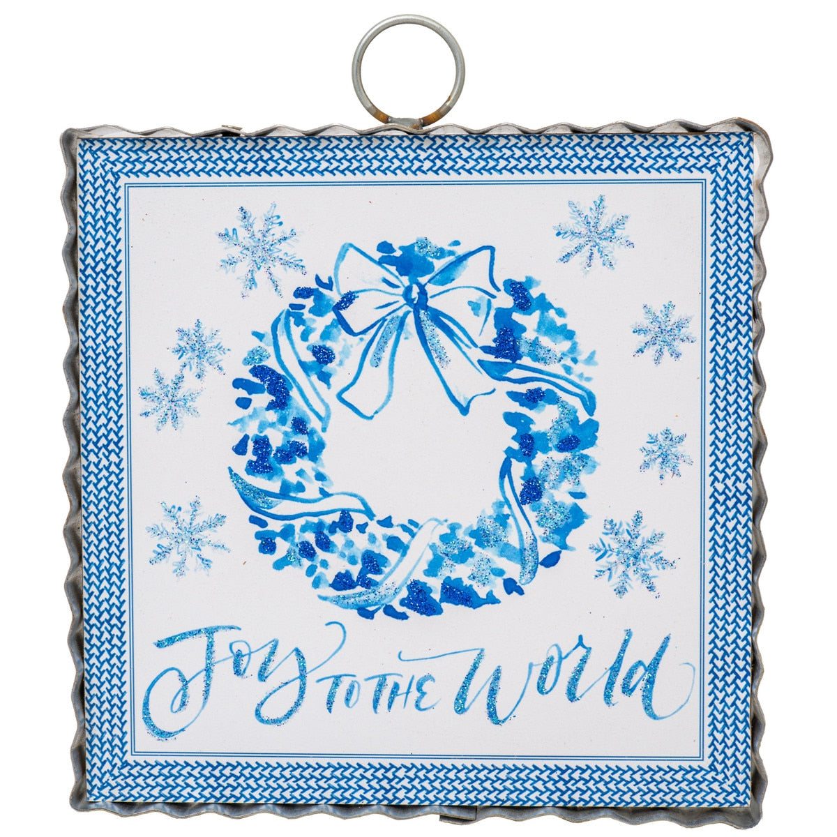 Print Mini Blue Joy To The World