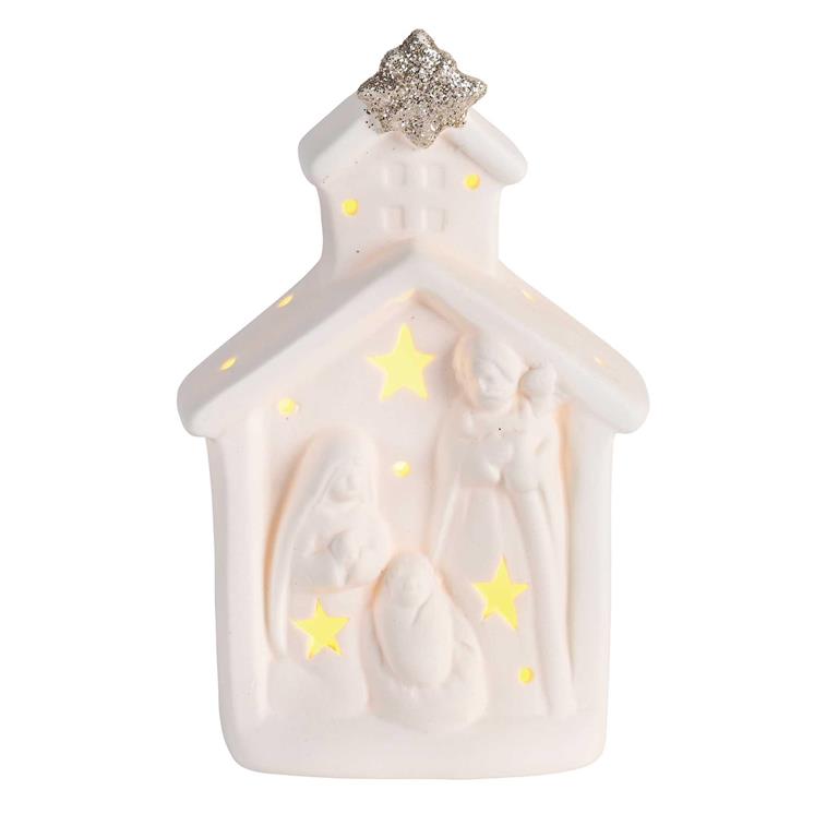 Nativity LED Light Up Porcelain