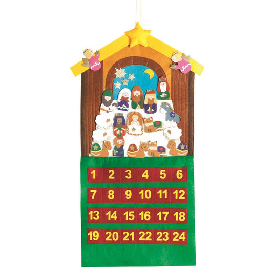 Advent Calendar Christmas Nativity Scene