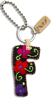 CHARM FELT ALPHABET BLACK