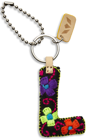 CHARM FELT ALPHABET BLACK