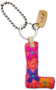 CHARM FELT ALPHABET PINK