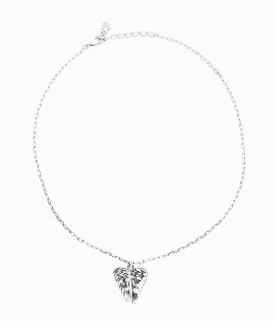silver wing necklace