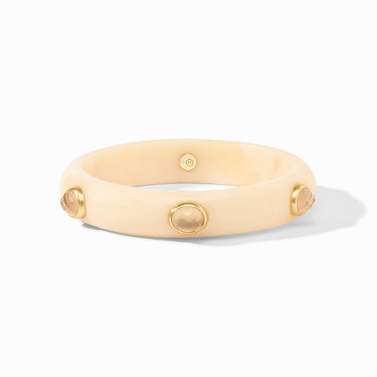 Carnaby Stone Bangle Gold