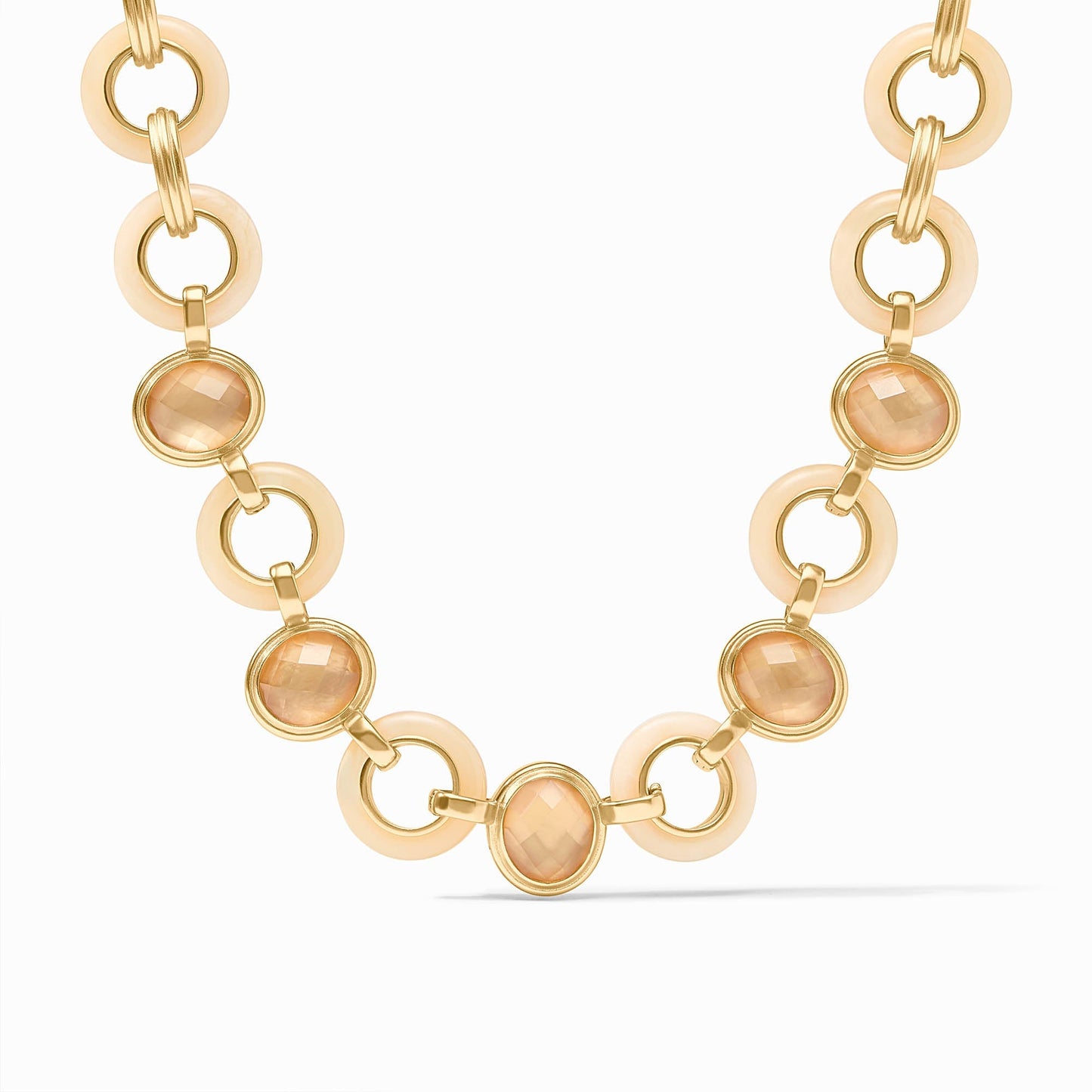 Carnaby Stone Necklace Gold