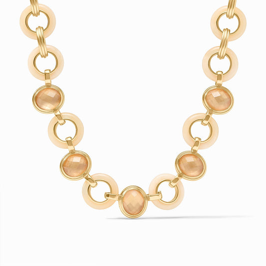 Carnaby Stone Necklace Gold