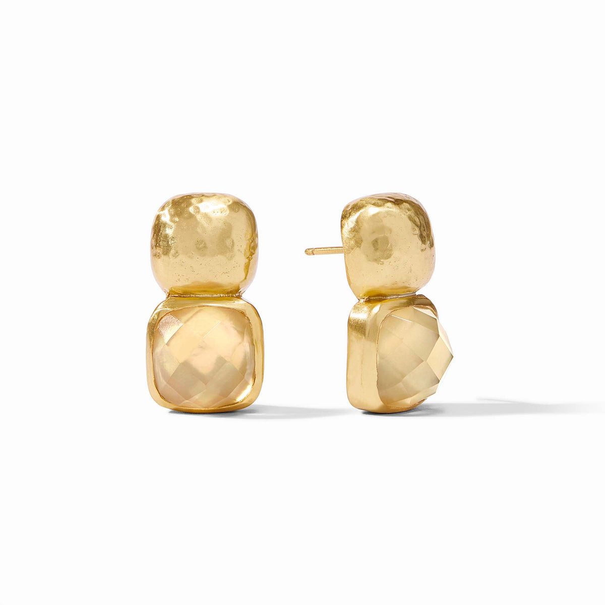 Julie Vos Catalina Earring Iridescent Champagne Gold OS