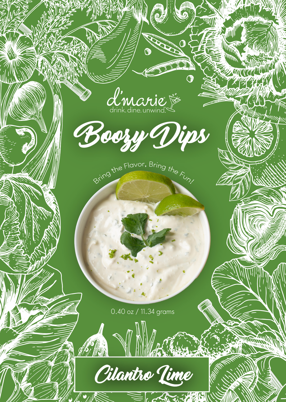 Dip Boozy Cilantro Lime