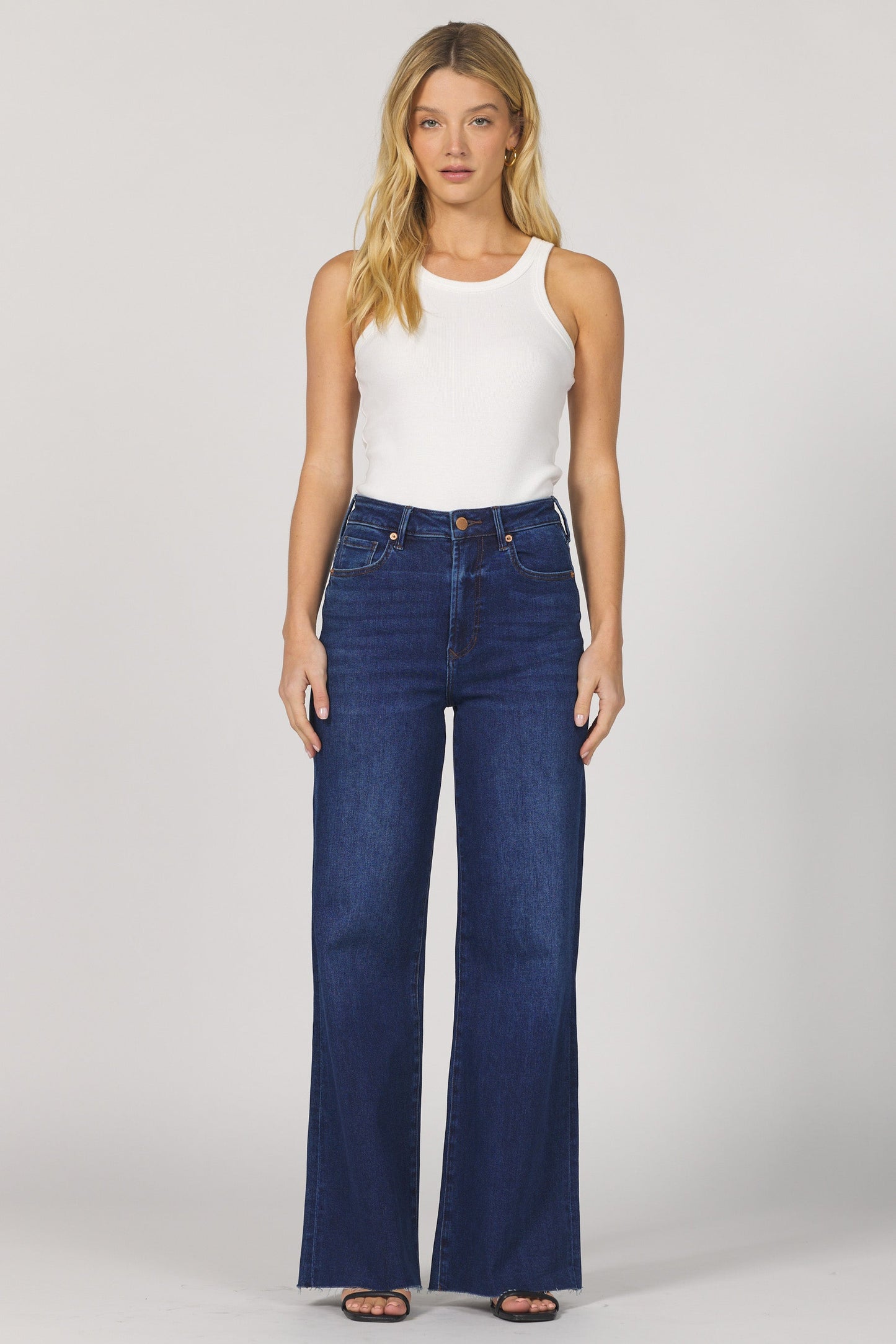 PANT FIONA WIDE LEG JEAN (Three Colors)