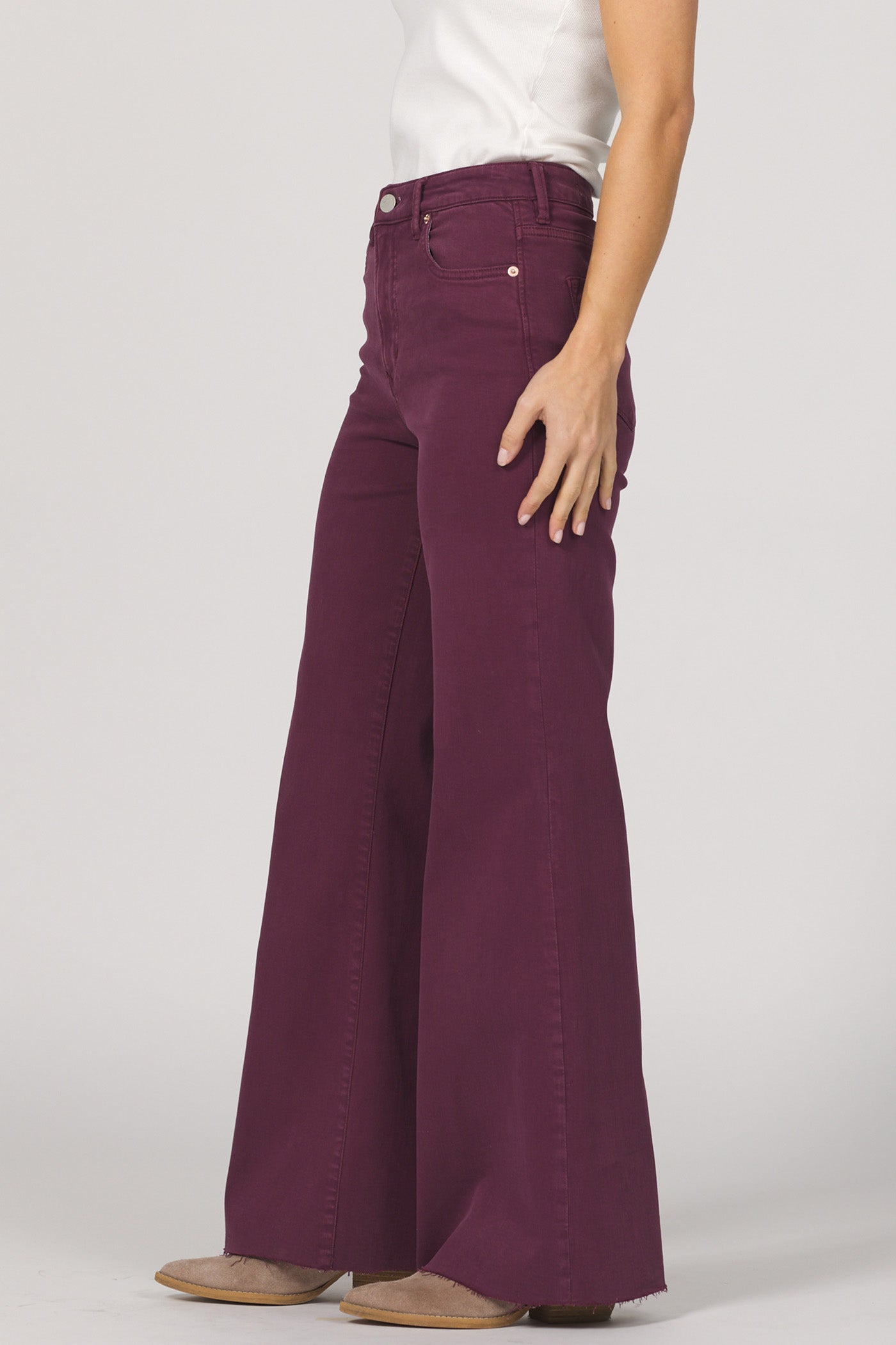 PANT FIONA WIDE LEG JEAN (Three Colors)