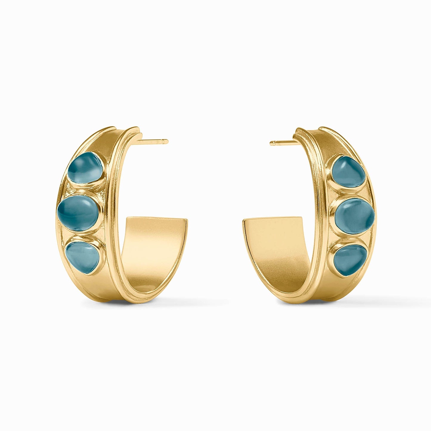 Dolce Stone Hoop Earring