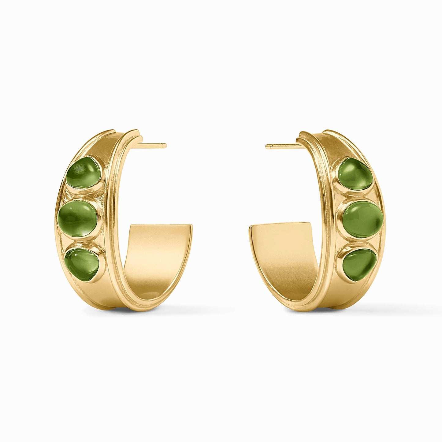 Dolce Stone Hoop Earring