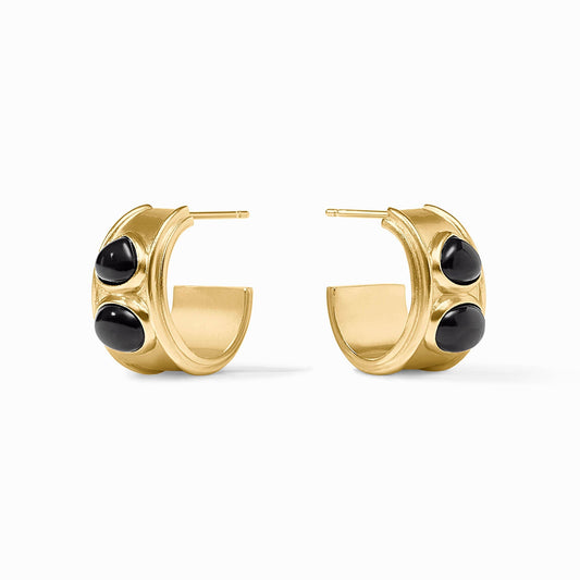 Dolce Stone Hoop Earring
