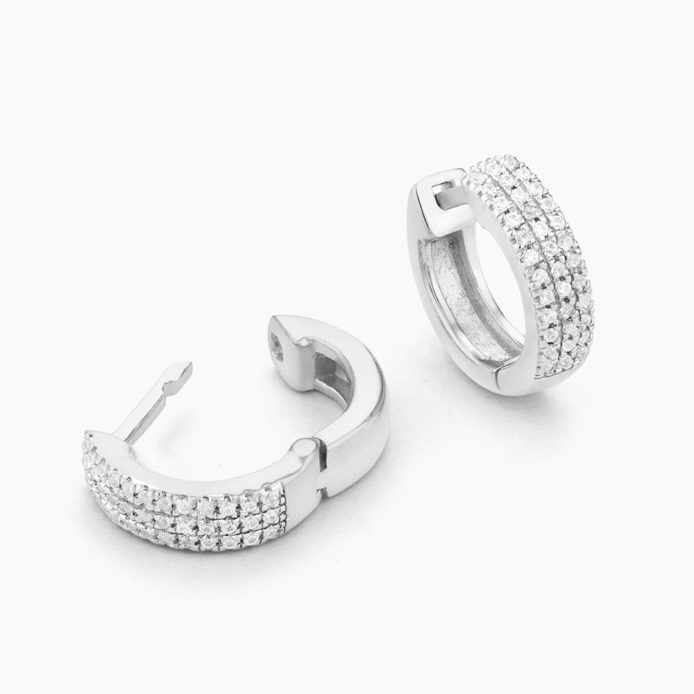 Earrings Three Ways to Shine Hoop Waterproof