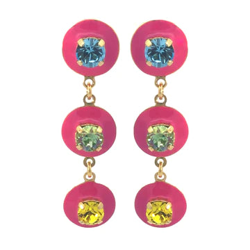EAR DROP JANIE MINI TRIQUETRA-E7044 ASST : STUD