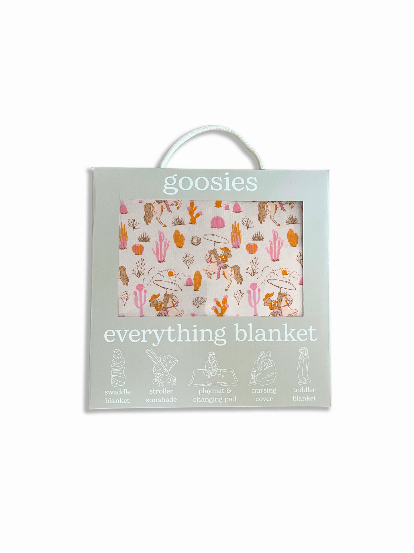 blanket with cowgirls