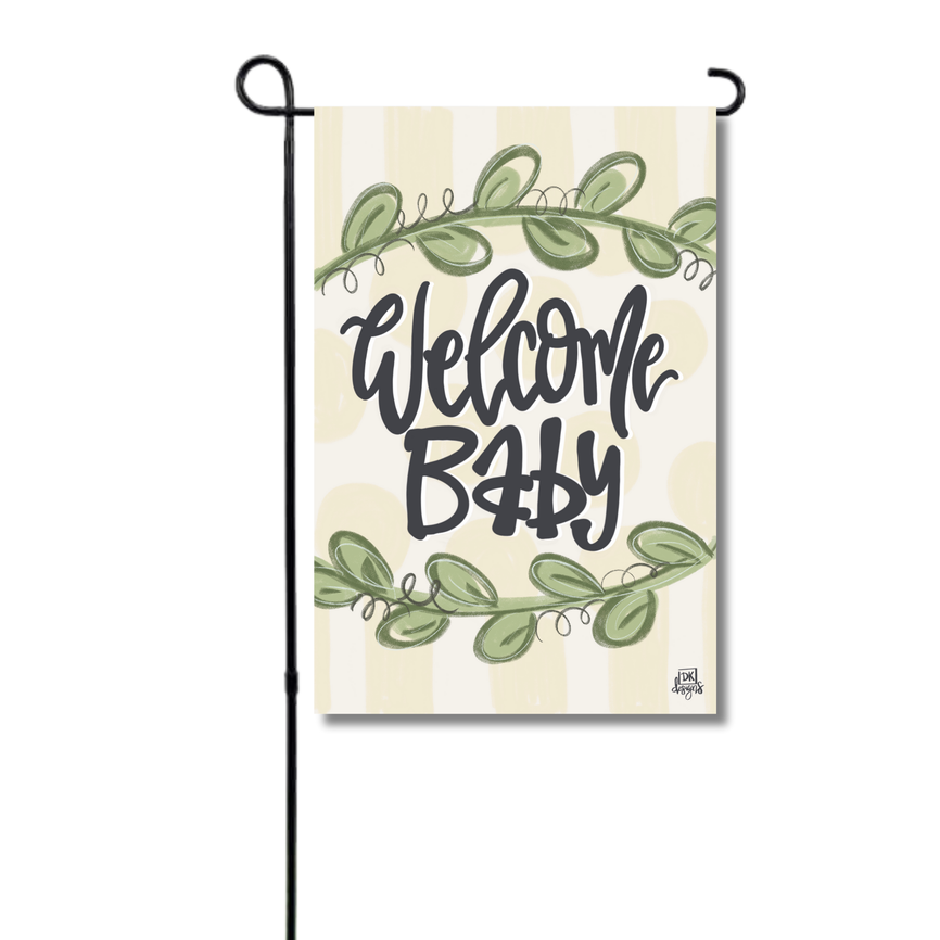 Flag Welcome Baby Glam