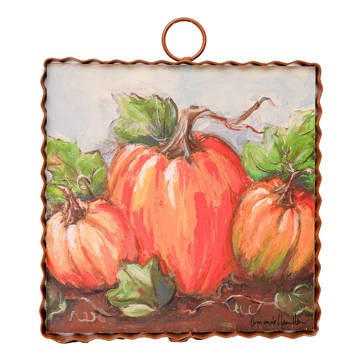Round Top Print Mini Pumpkin Inspiration