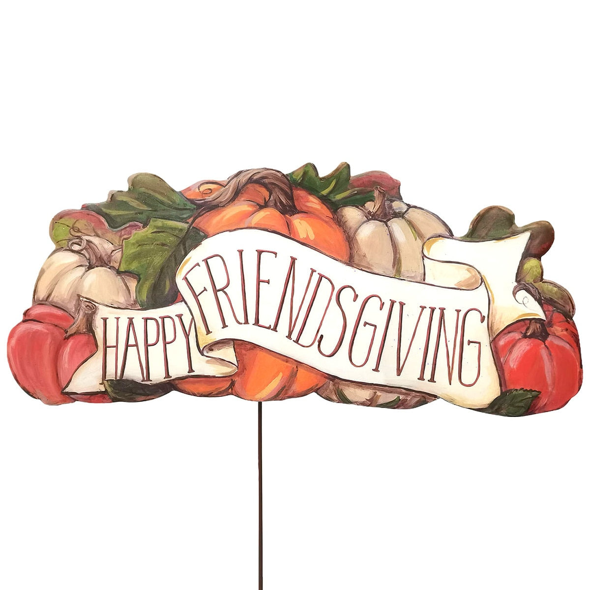 Round Top Banner Happy Friendsgiving Mantle