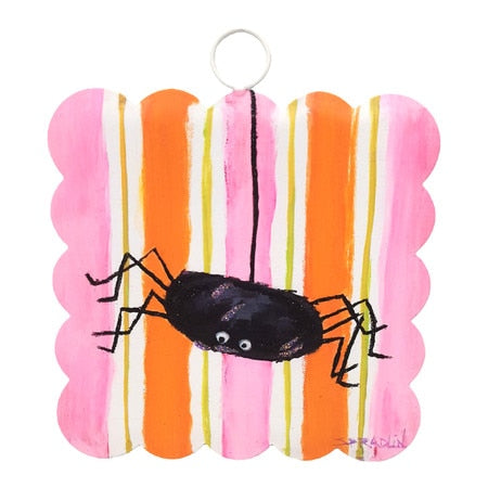 Round Top Print Mini Spider Whimsy Scallop