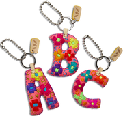 CHARM FELT ALPHABET PINK