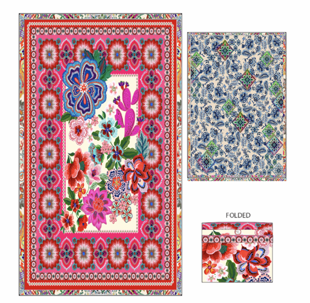 TRAVEL BLANKET DREAMER 66X53 (Multiple Patterns)