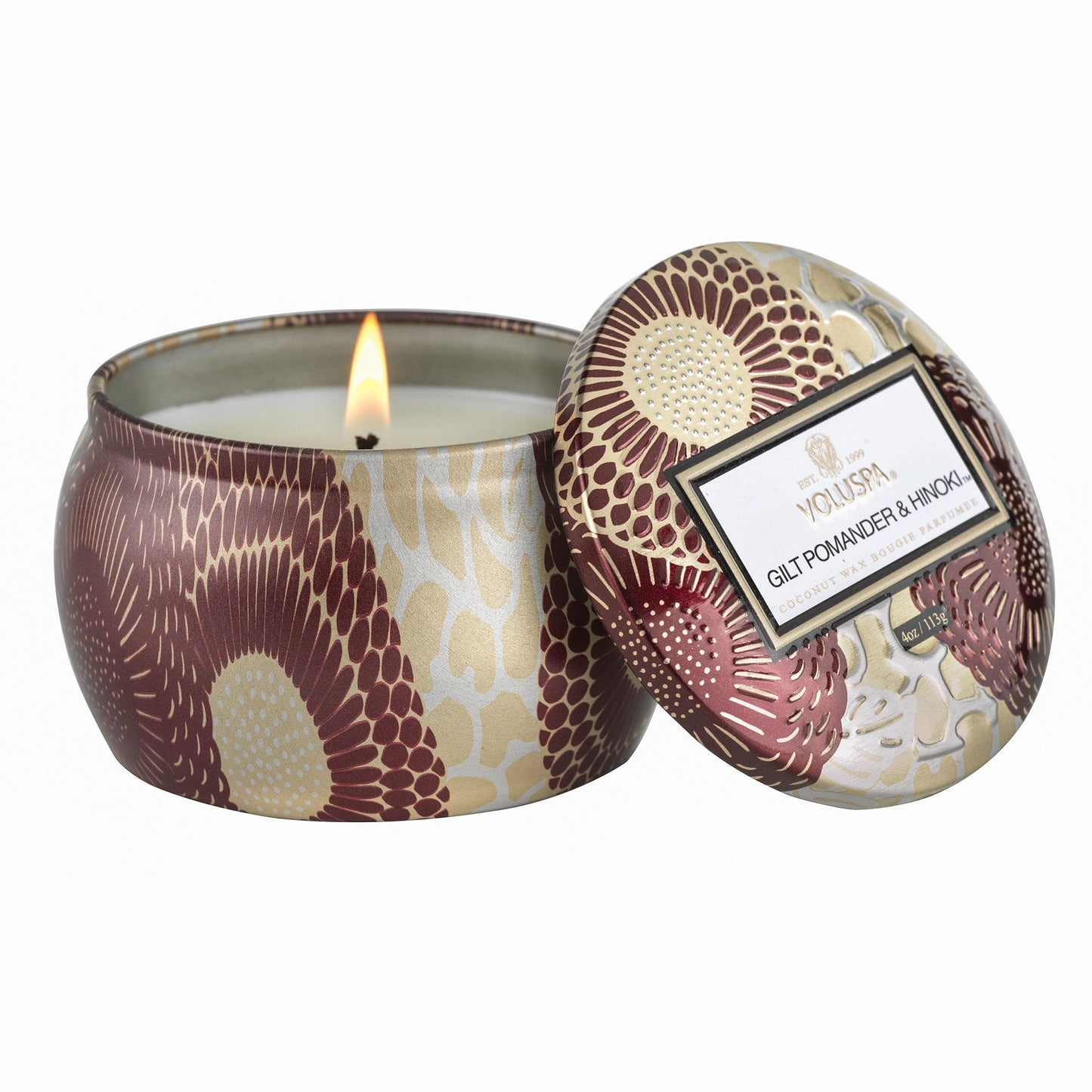 Candle Gilt Pomander & Hinoki