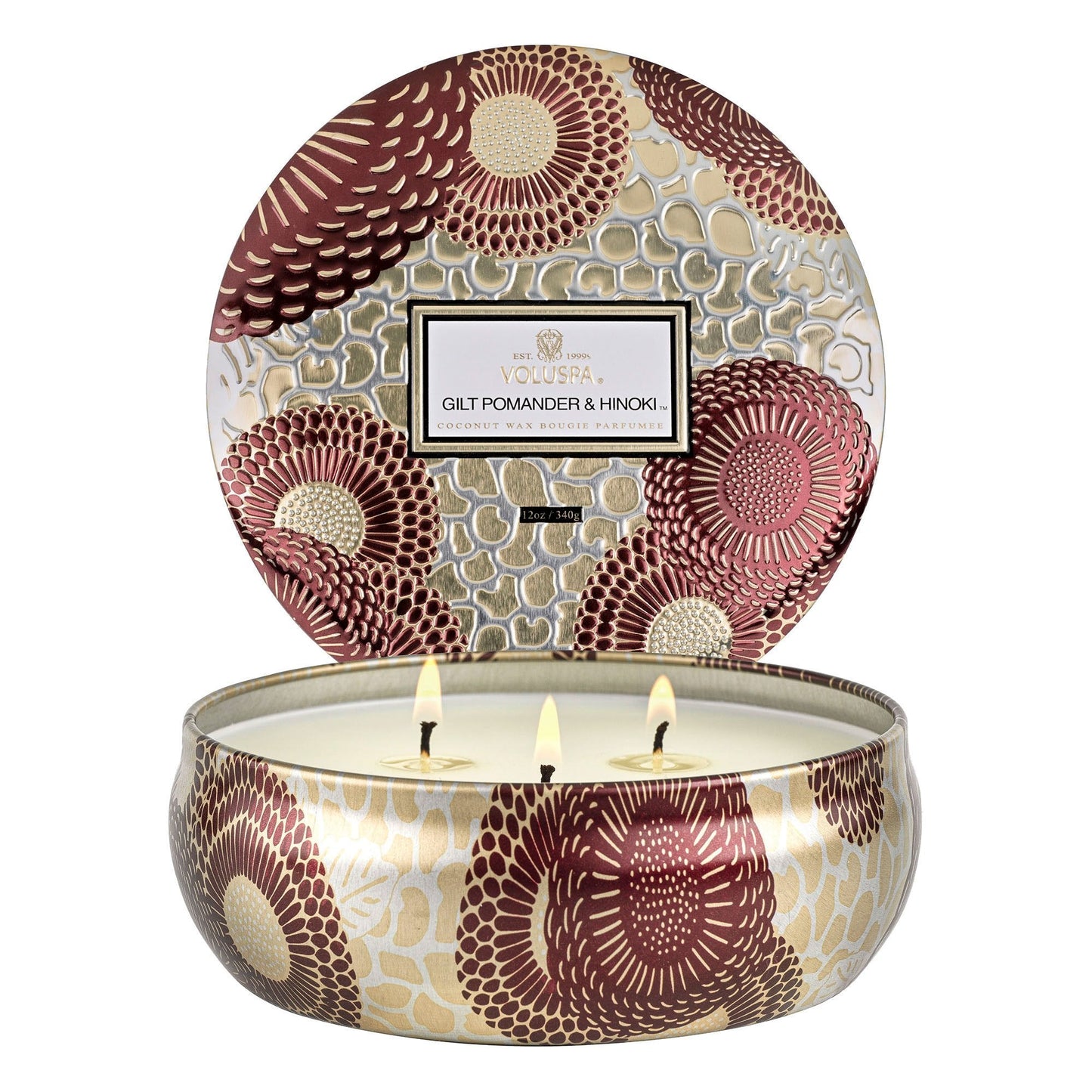 Candle Gilt Pomander & Hinoki