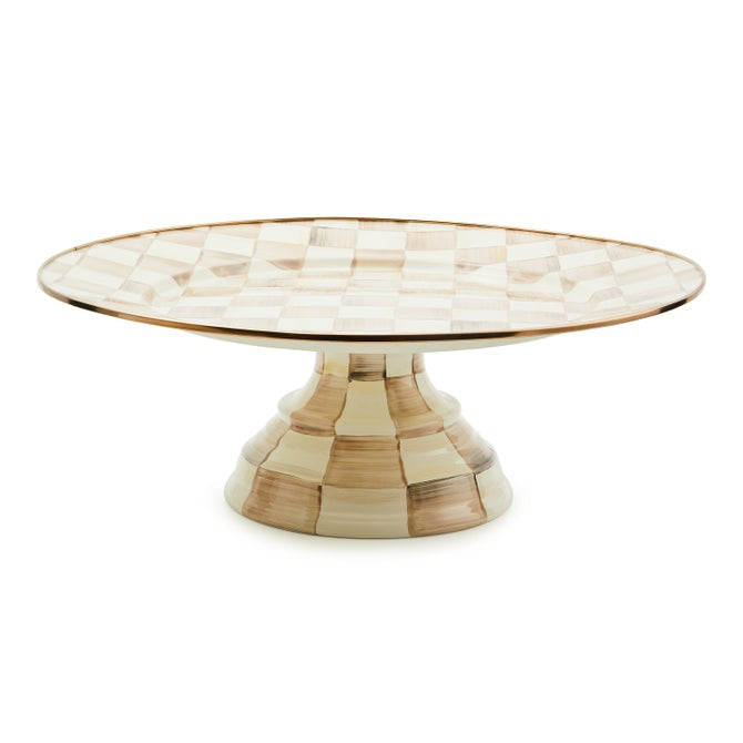Pedestal Platter Check (Various Colors)