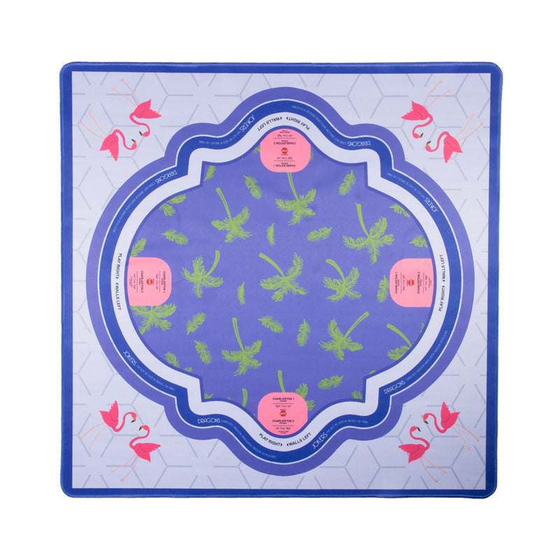 Mahjong Mat Mini Flamingo Purple