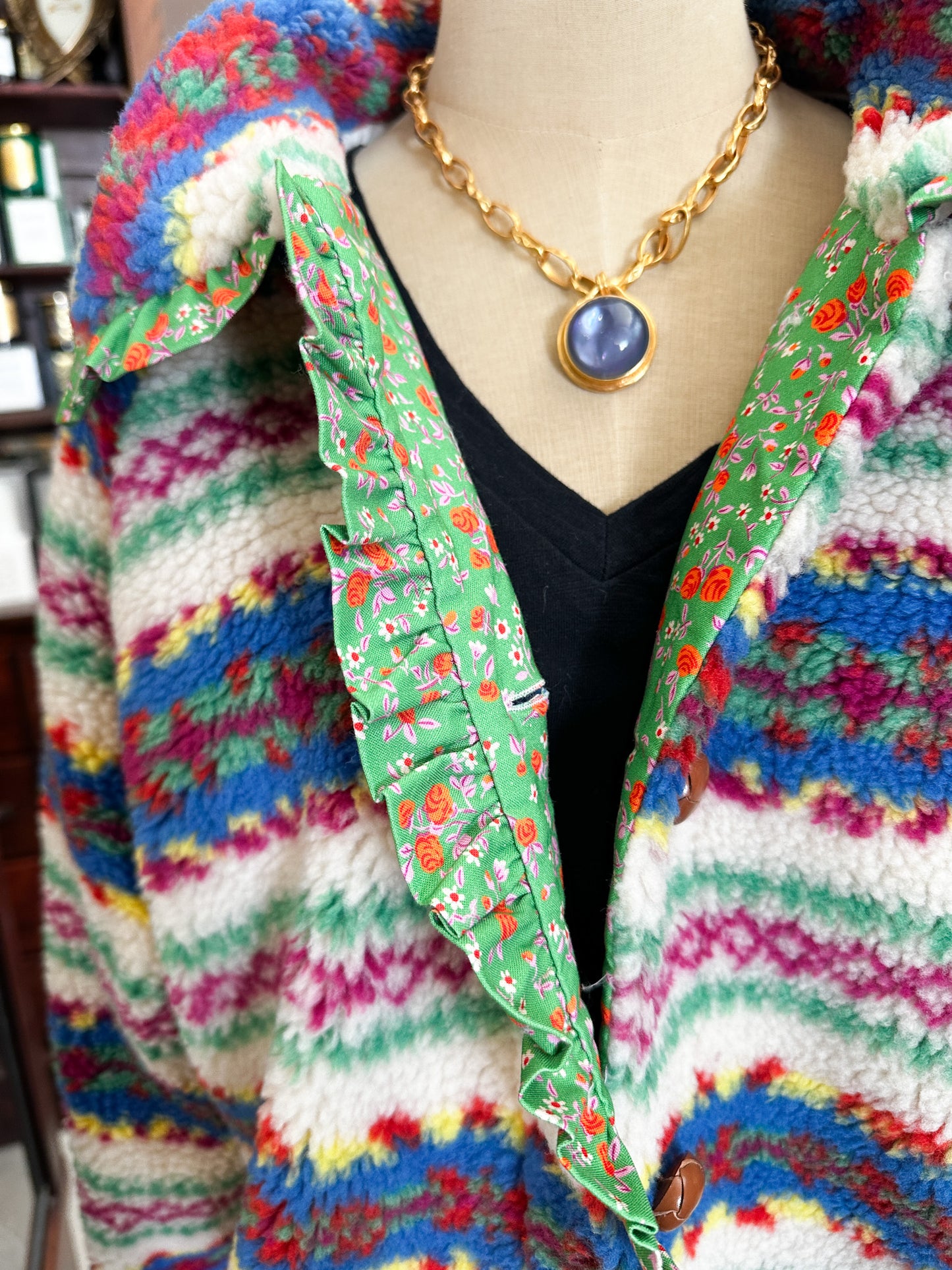 Ivy Jane Jacket Faire Isle Sherpa