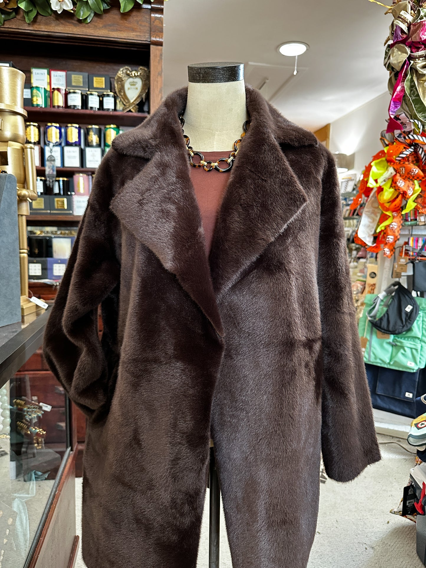 Ivy Jane Coat Faux Fur & Suede (3 Colors)