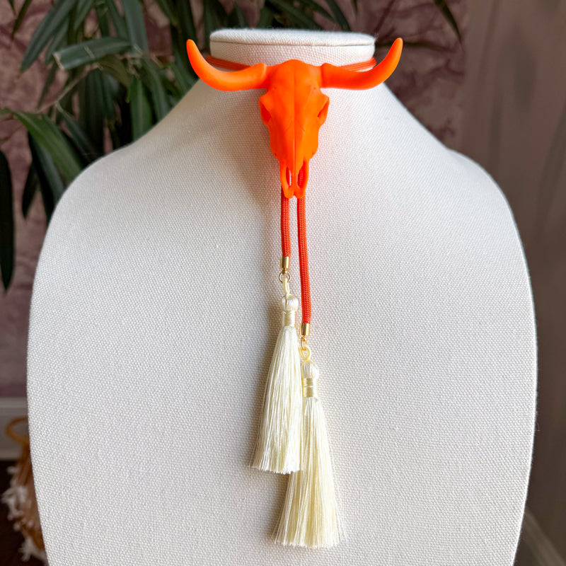 Bolo Longhorn Burnt Orange with Burnt Orange & Ivory