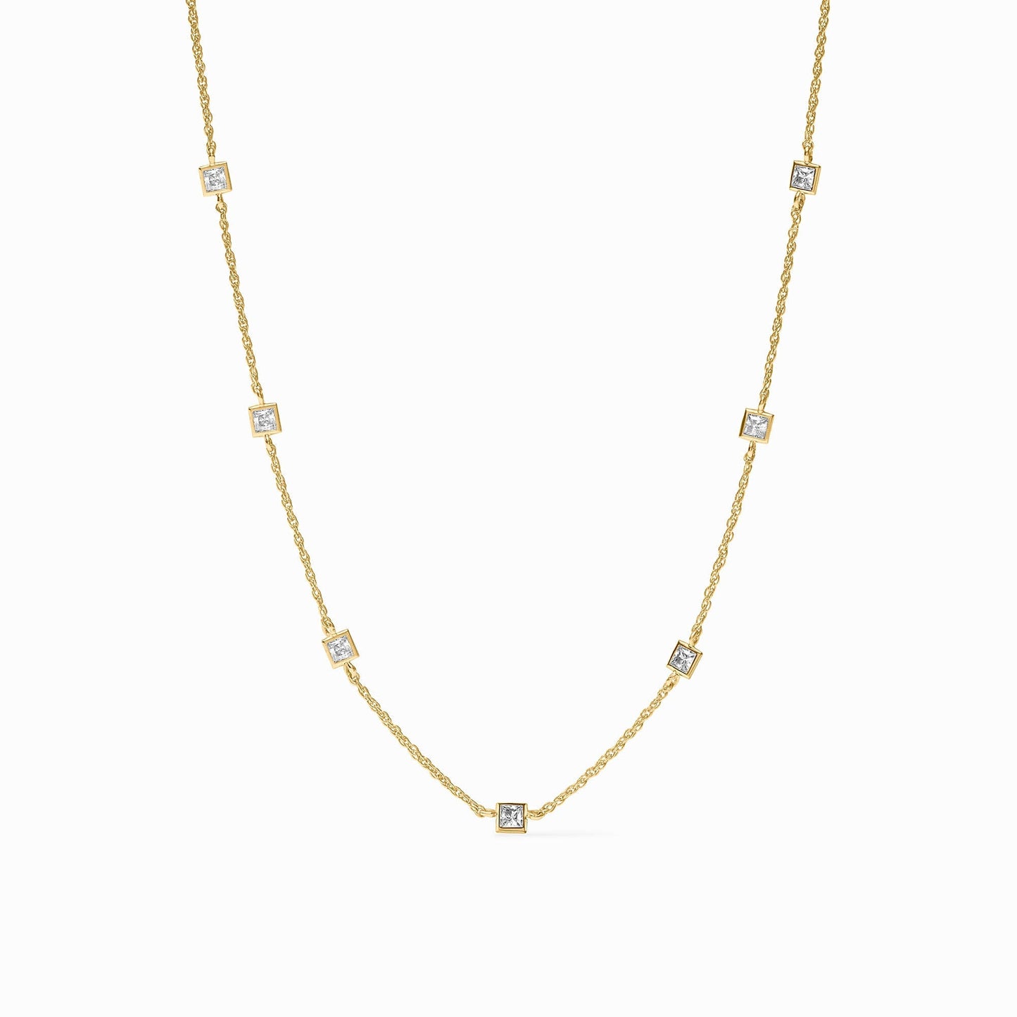 Jolie Delicate Station Necklace