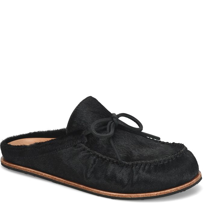 Alize Slipper Black Calf Hair