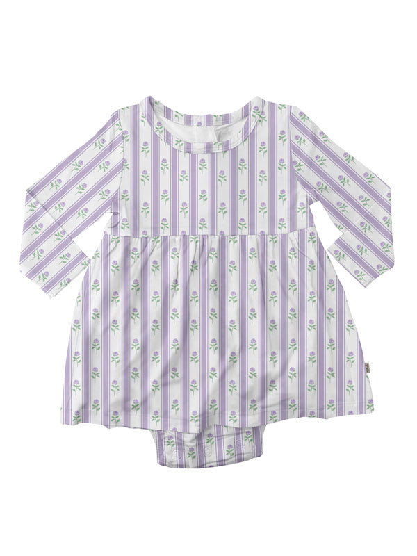 Goosies Dress Lilac Ribbons Bodysuit