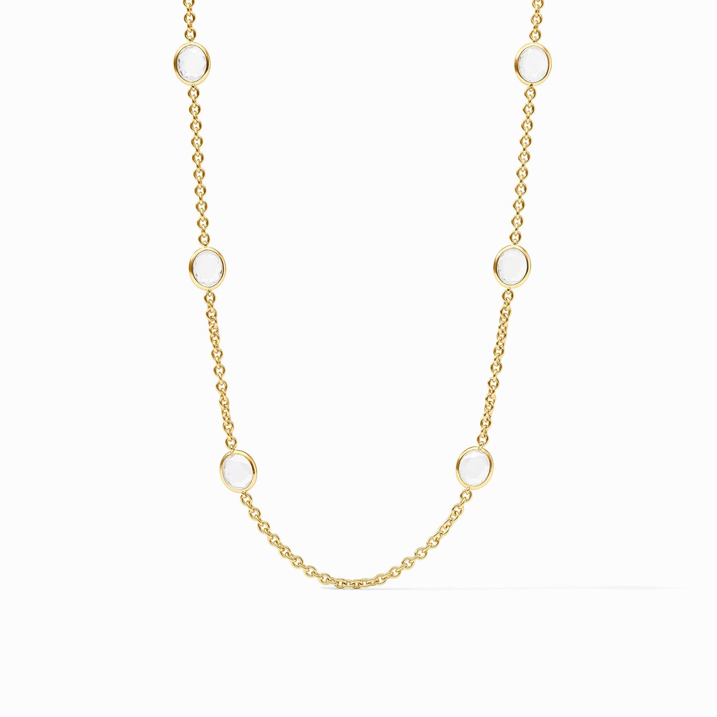 Laguna Stone Station Necklace GOLD OS