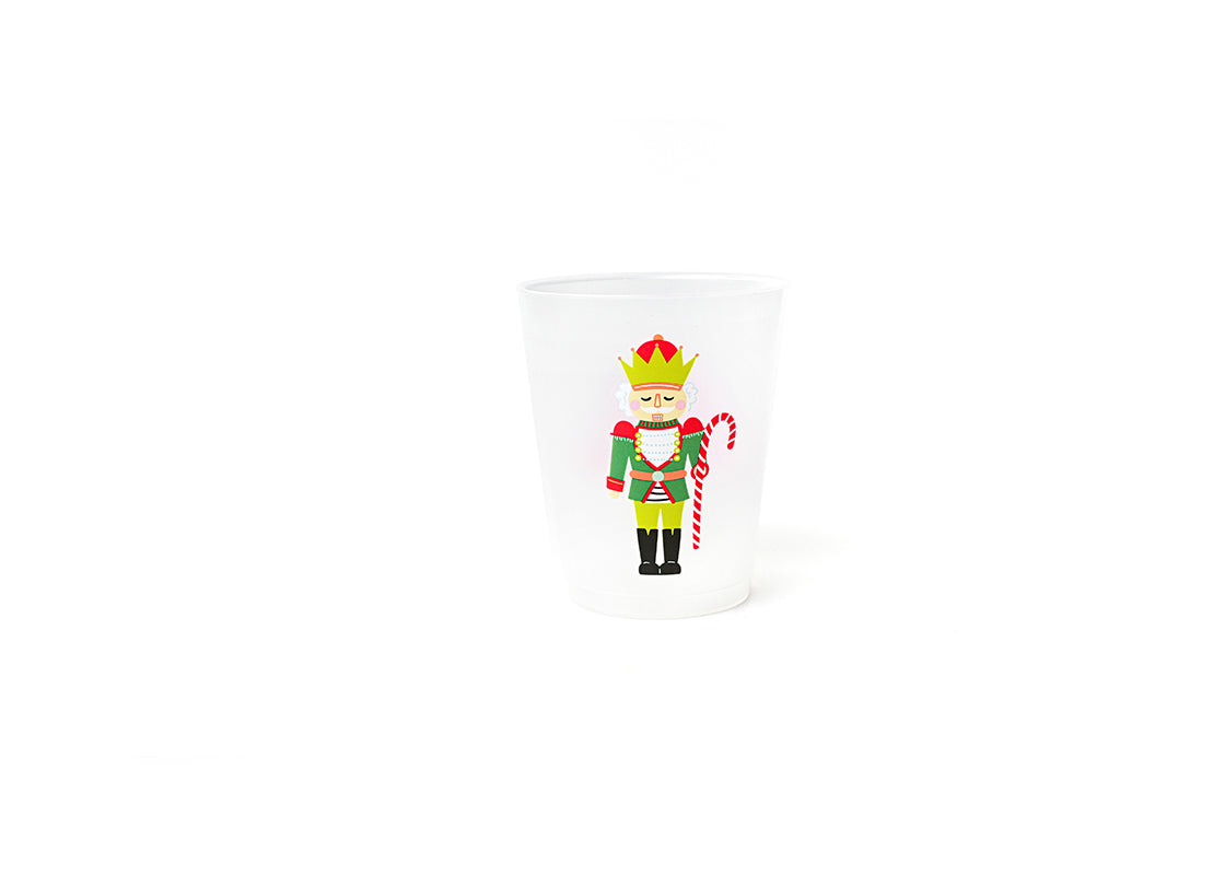 Cups Set Mr. Nutcracker Frosted Happy Everything