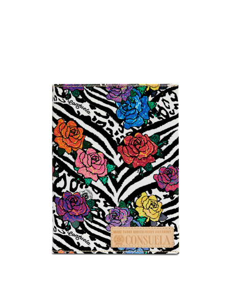 consuela notebook, zebra notebook cover