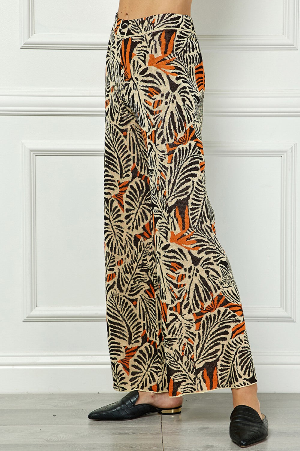 JACQUARD SWEATER PANTS